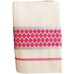 Kerala Silver Zari Kasavu Mundu